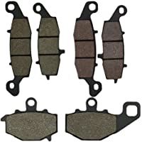 Cyleto Pastillas de freno delanteras y traseras para Kawasaki ER6N ER 6N ER650 2006 2007 2008 2009 2010 2011 2012 2013